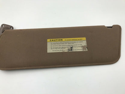 1987-1996 Ford F150 Passenger Sun Visor Brown OEM B04B18050