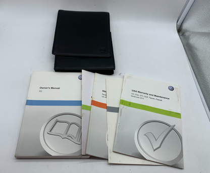 2012 Volkswagen Passat Owners Manual with Case OEM A01B50007