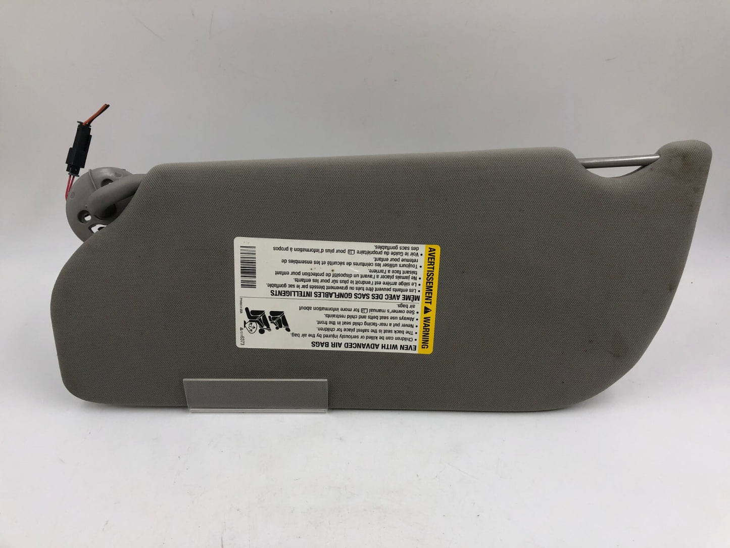 2005-2009 Pontiac Montana Passenger Sun Visor Gray Illuminated OEM D01B23066