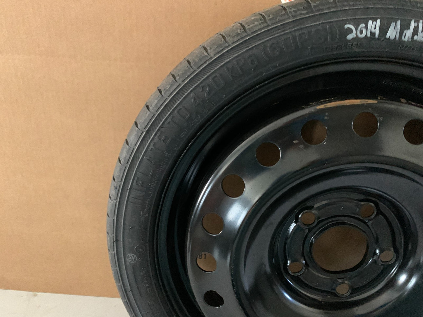 2010-2016 Buick Lacrosse 17" Spare Tire Compact Donut T125/70R17 OEM1