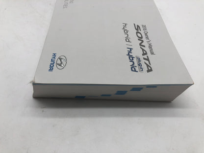 2016 Hyundai Sonata Owners Manual with Case OEM R01B08020