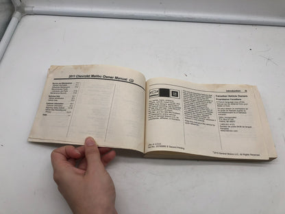 2011 Chevrolet Malibu Owners Manual OEM B03B41077