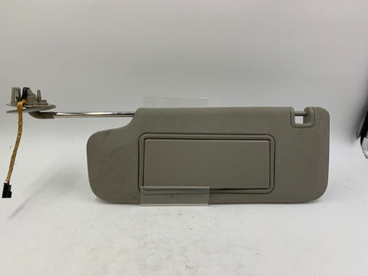 2014-2018 Cadillac ATS Driver Sun Visor Gray Illuminated OEM B01B42047