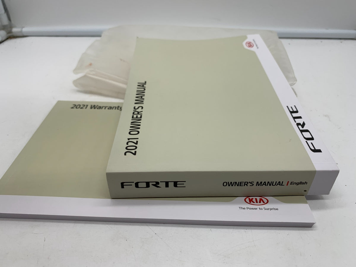 2021 Kia Forte Owners Manual Set with Case OEM
