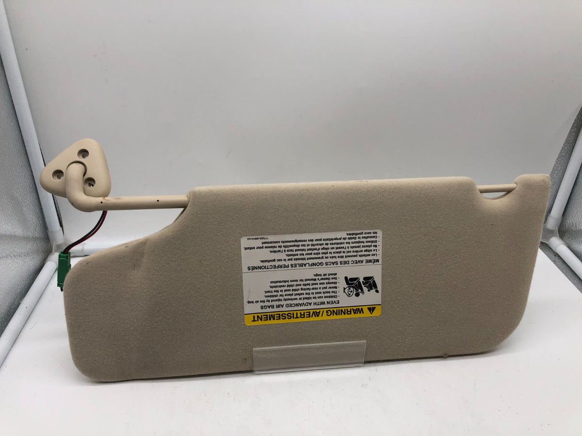 2008-2009 Ford Taurus X Passenger Sun Visor Tan Illuminated OEM D02B03010