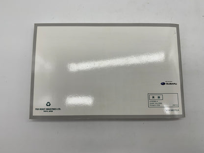 2007 Subaru Impreza Owners Manual with Case OEM