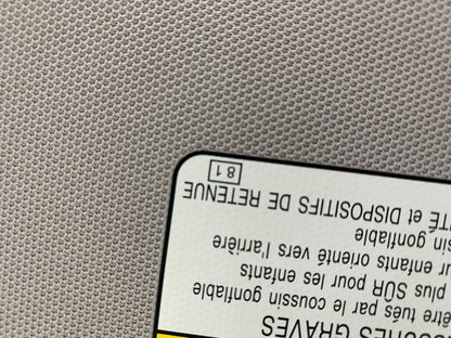 2003-2005 Subaru Forester Passenger Sun Visor Gray OEM E02B28036