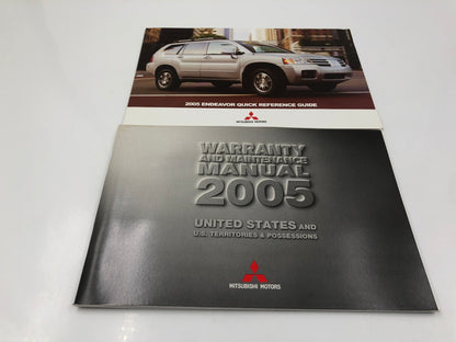 2005 Mitsubishi Endeavor Owners Manual Set with Case OEM