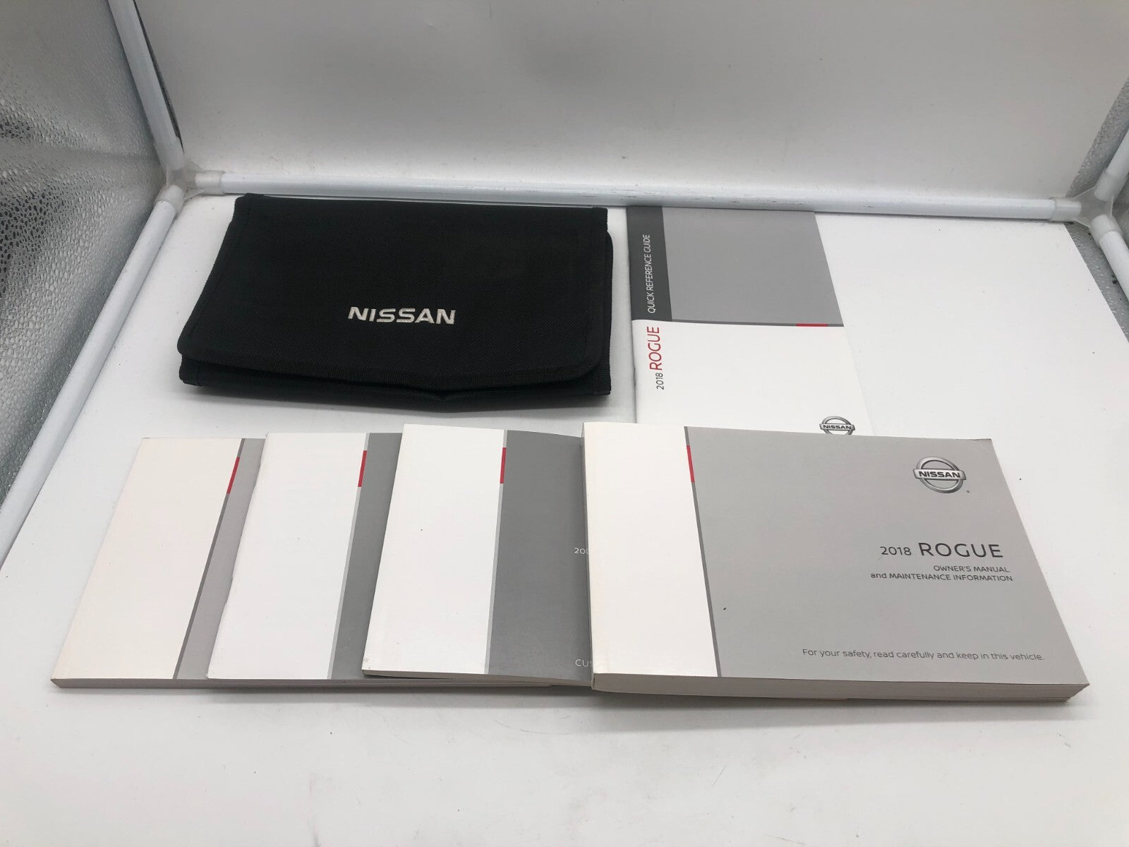 2018 Nissan Rogue Owners Manual Set with Case OEM A03B35058
