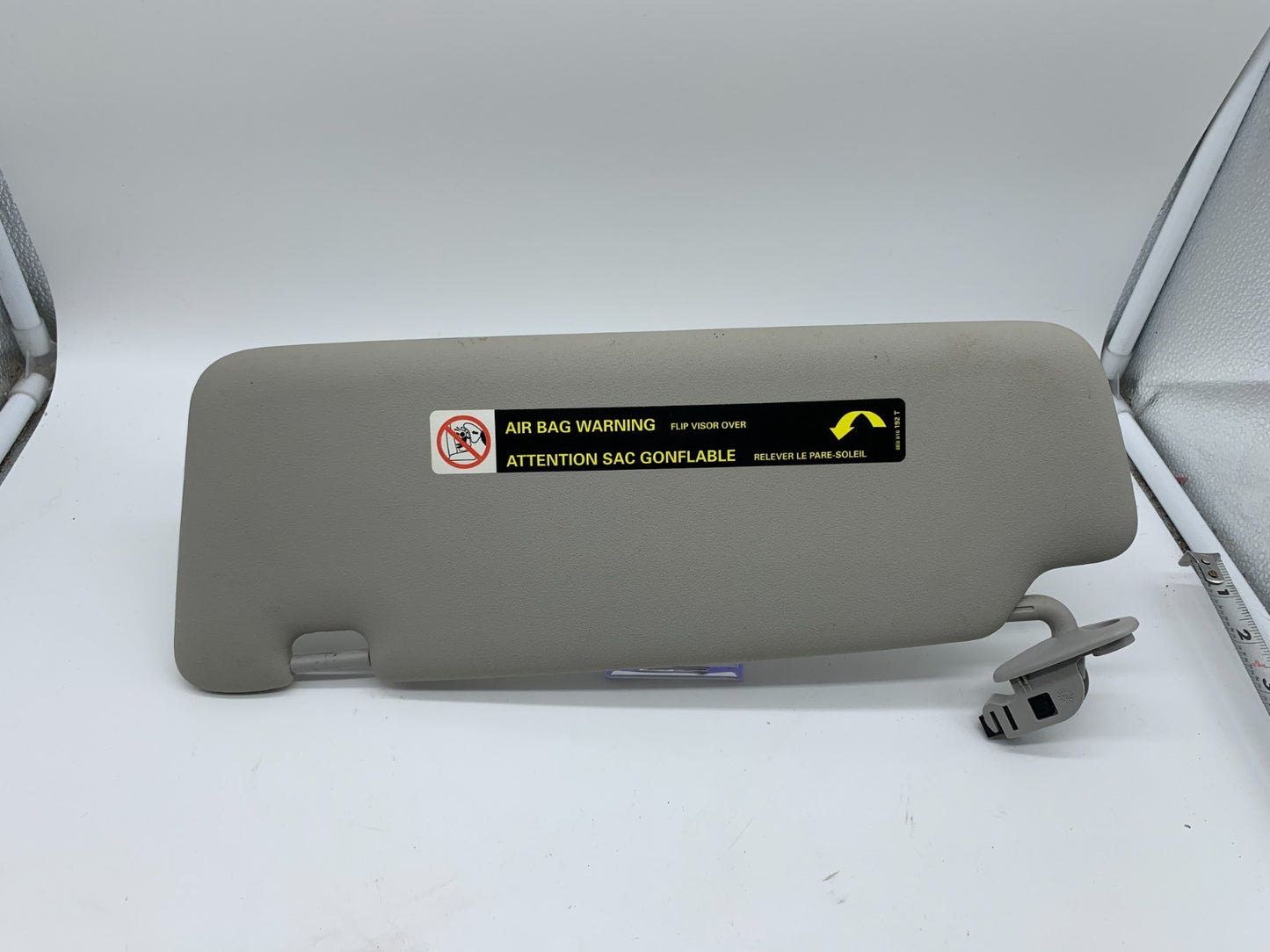 2002-2008 Audi A4 Sedan Passenger Sun Visor Gray Illuminated OEM C02B33004