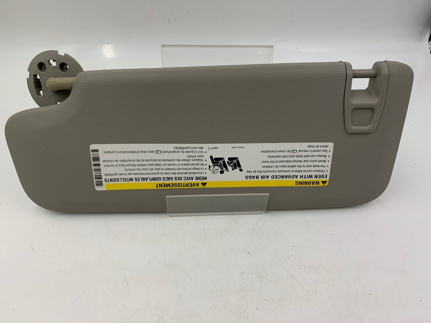 2011-2016 Chevrolet Cruze Passenger Sun Visor Gray OEM A02B03026