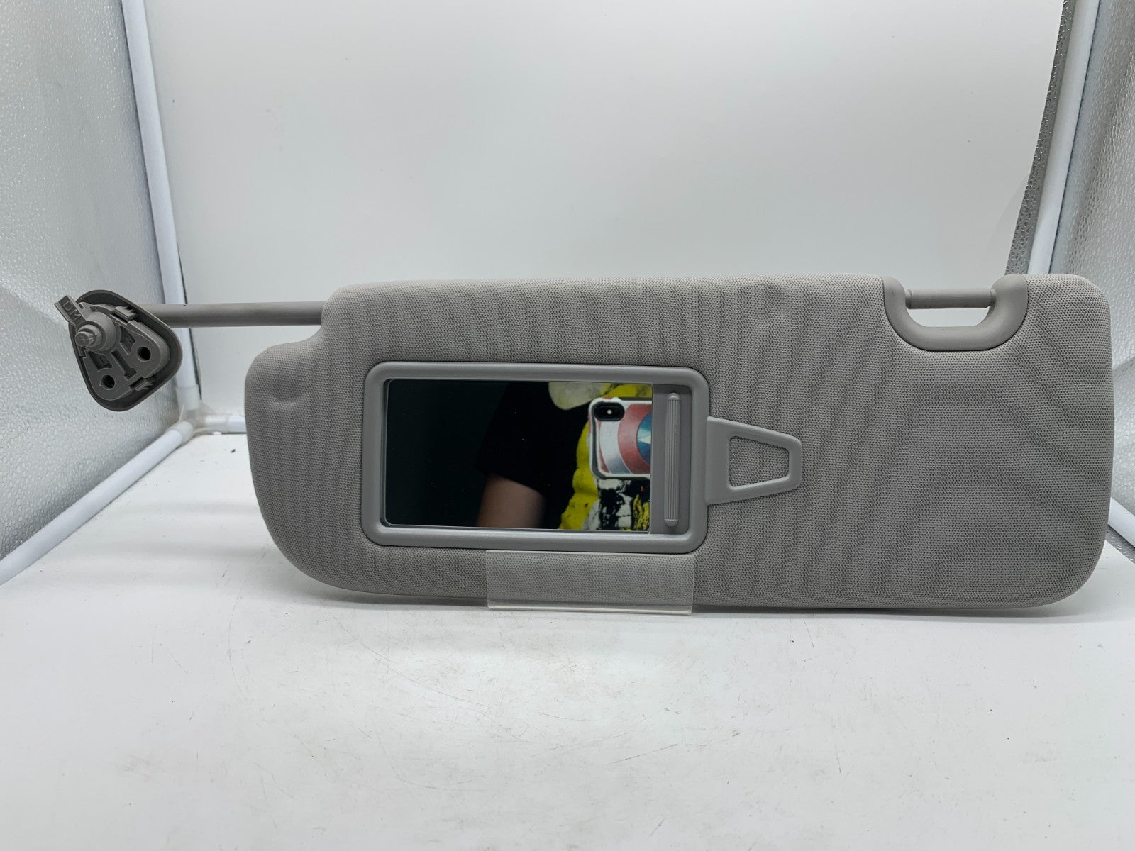 2011-2015 Hyundai Sonata Driver Sun Visor Gray Illuminated OEM A02B48073