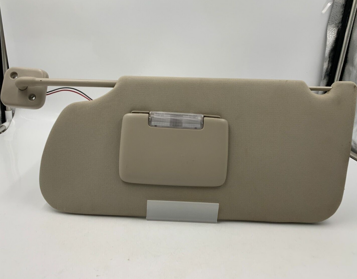 2009-2012 Ford Flex Driver Sun Visor Gray Illuminated OEM D04B67012