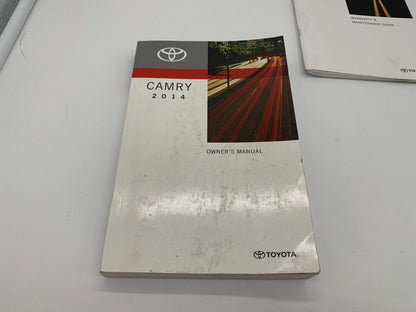 2014 Toyota Camry Owners Manual Set OEM D03B10005
