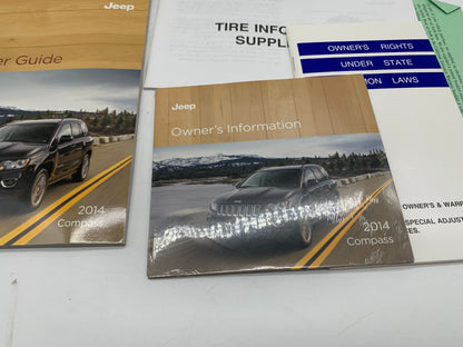 2014 Jeep Compass Owners Manual Set with Case OEM C01B08014