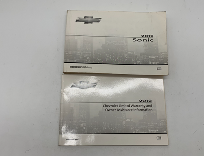 2012 Chevrolet Sonic Owners Manual Set OEM