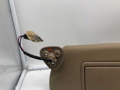 2004-2009 Cadillac SRX Driver Sun Visor Beige Illuminated OEM A01B07002