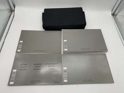 2021 Nissan Versa Owners Manual Set with Case OEM B02B36050