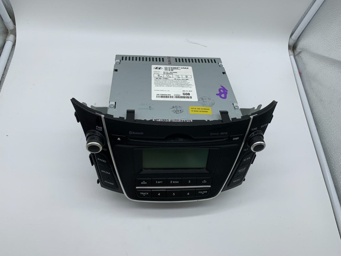 2014-2016 Hyundai Elantra AM FM CD Player Radio Receiver OEM C03B55006