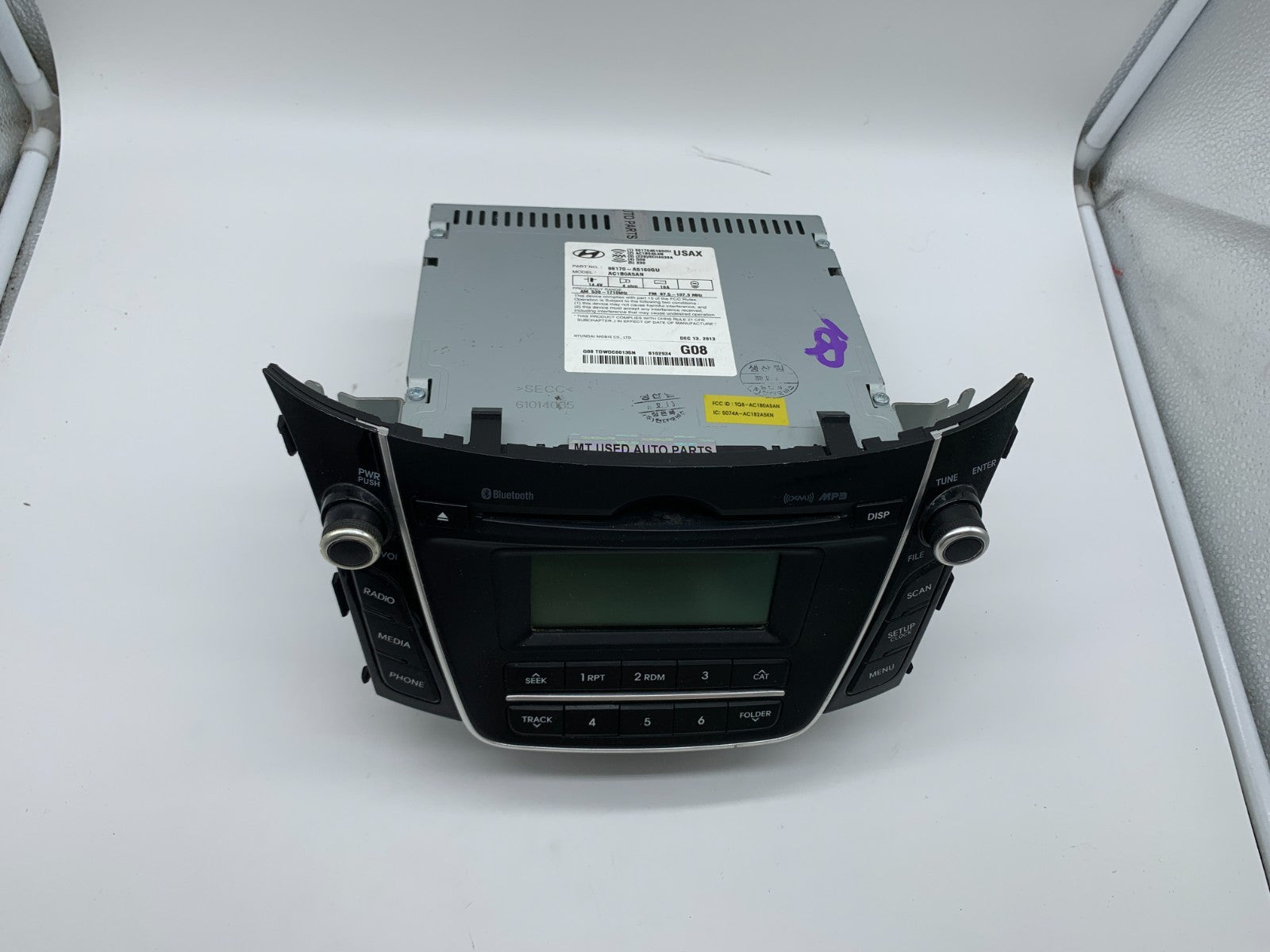 2014-2016 Hyundai Elantra AM FM CD Player Radio Receiver OEM C03B55006