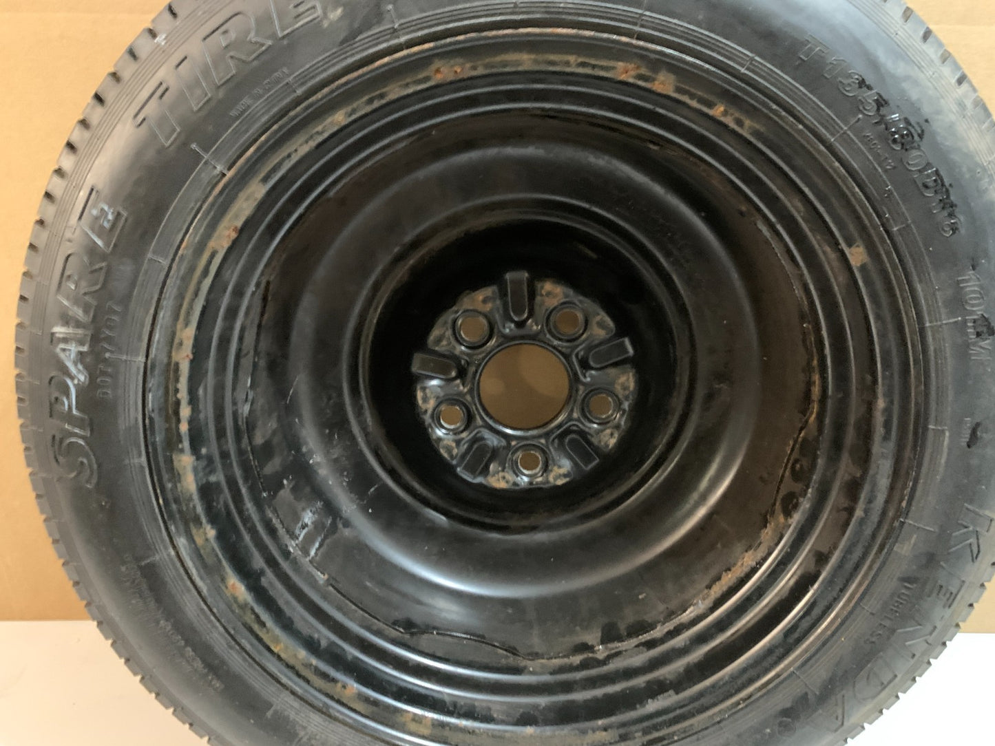 2008-2012 Honda Accord 16" Spare Tire with Jack Kit Compact Donut T135/80D16