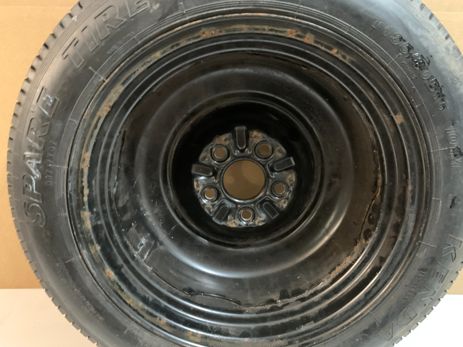 2008-2012 Honda Accord 16" Spare Tire with Jack Kit Compact Donut T135/80D16