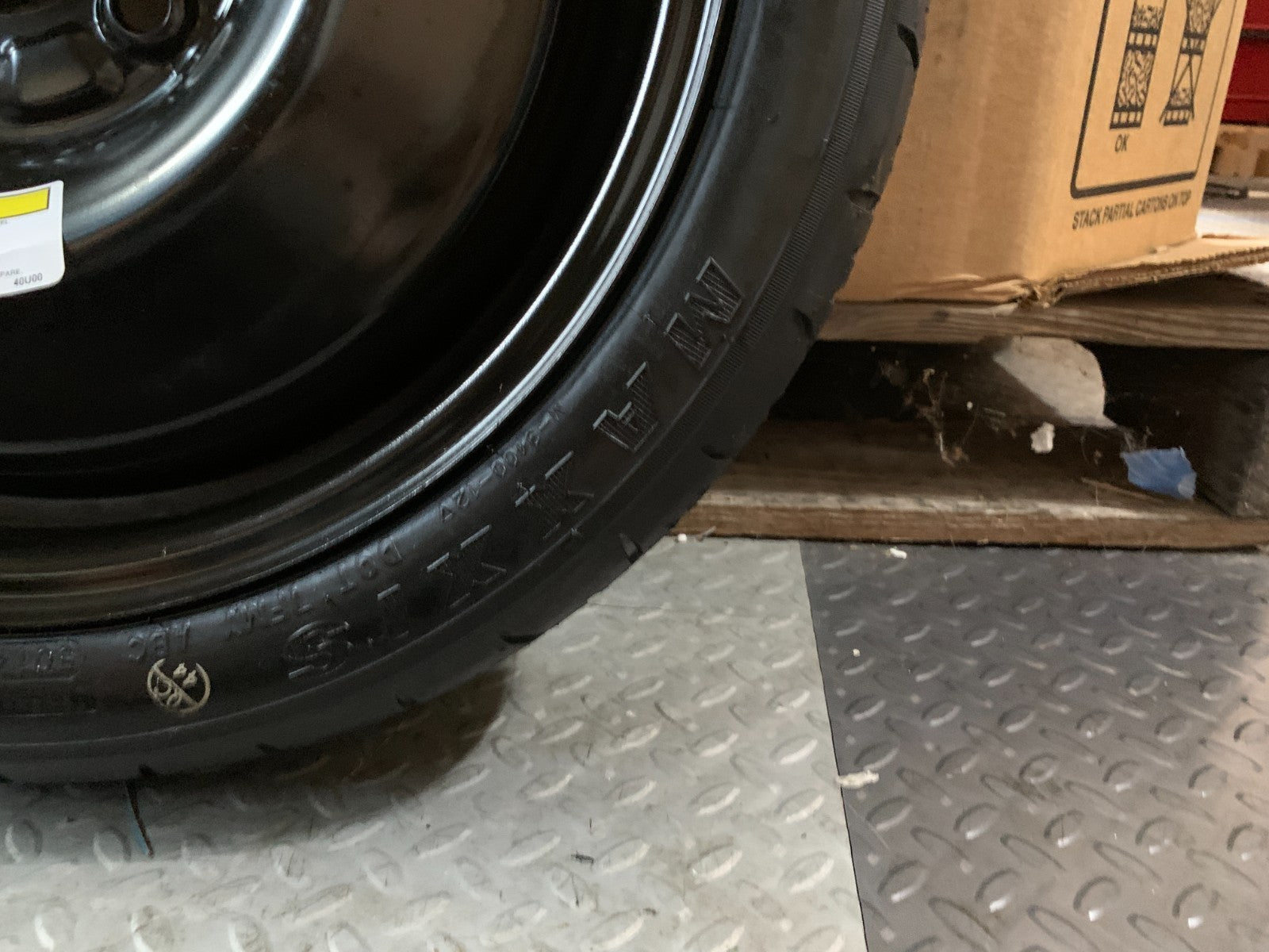 2015-2019 Nissan Sentra 16" Spare Tire Wheel Compact Donut T125/70D18