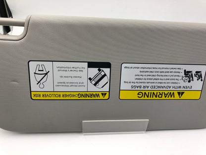 2014-2019 Kia Soul Driver Sun Visor Gray Illuminated OEM B03B12001