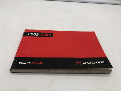 2005 Dodge Neon Owners Manual OEM A01B06010