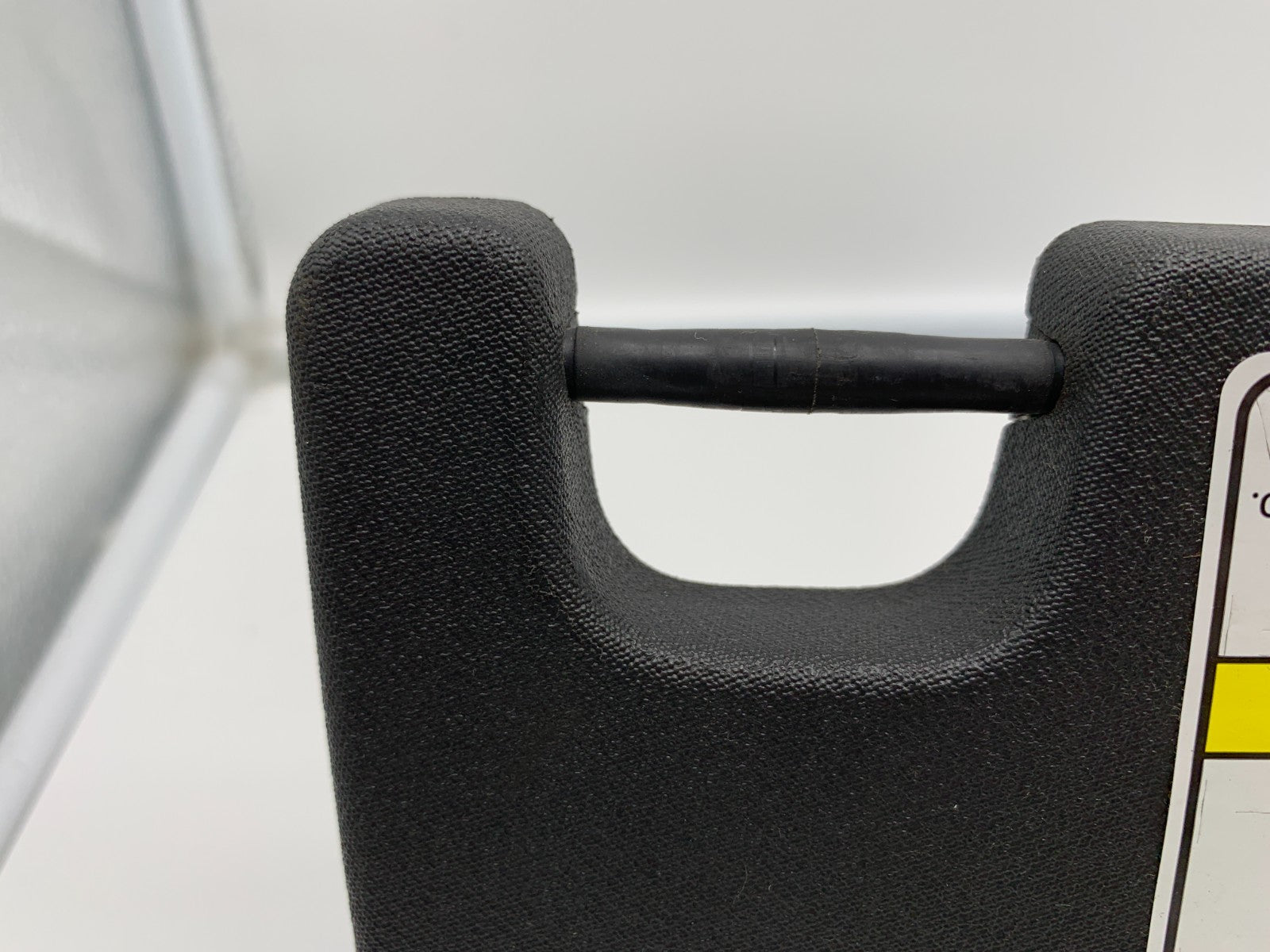 2007-2009 Jeep Wrangler Driver Sun Visor Black OEM B03B51003