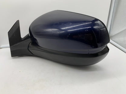 2017-2018 Honda Pilot Driver Side View Power Door Mirror Blue OEM