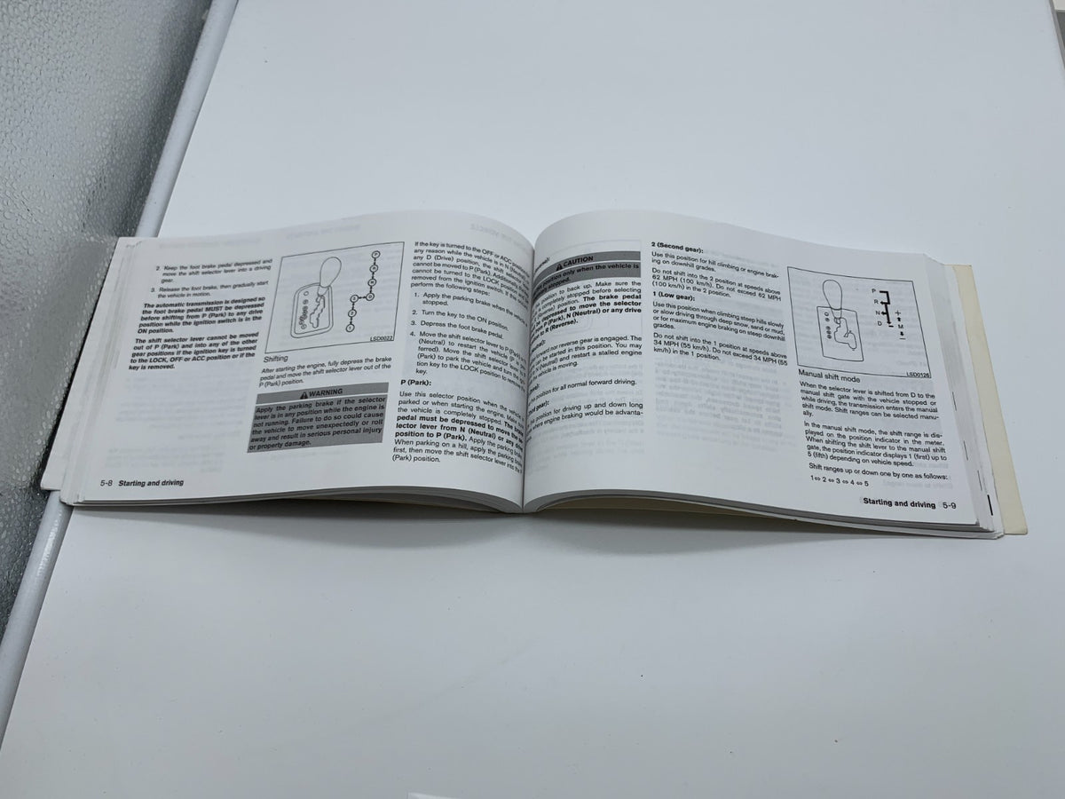 2006 Nissan Altima Owners Manual Set OEM A04B31007
