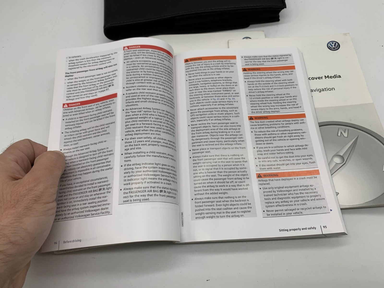 2017 Volkswagen Tiguan Owners Manual Set with Case OEM