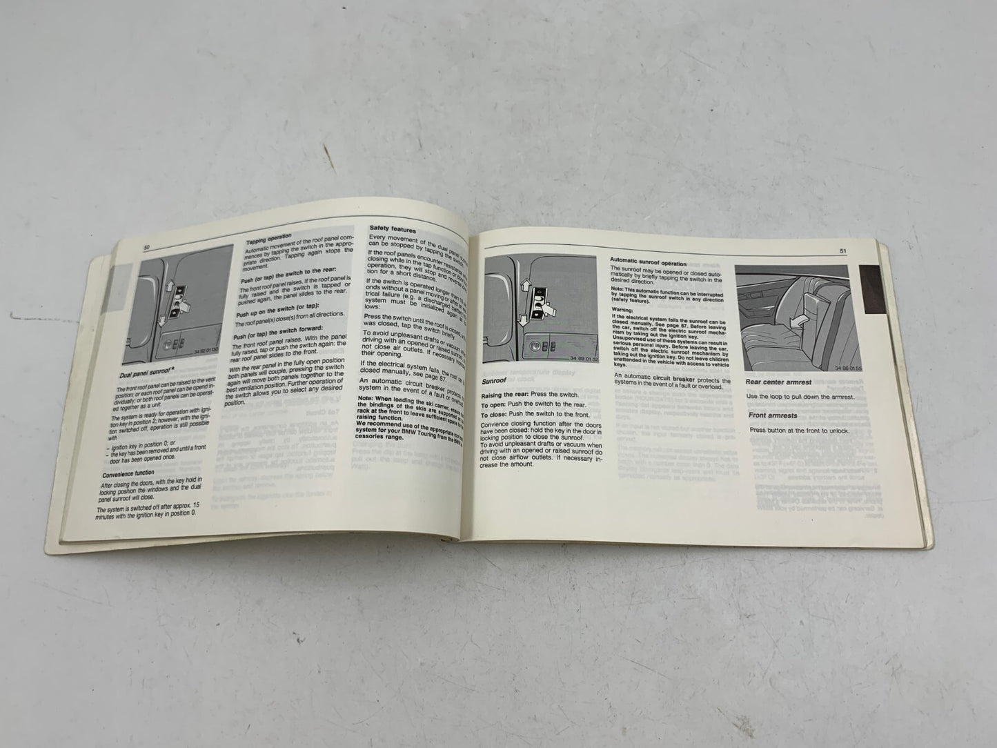 1994 BMW 5 Series Owners Manual OEM C01B50005