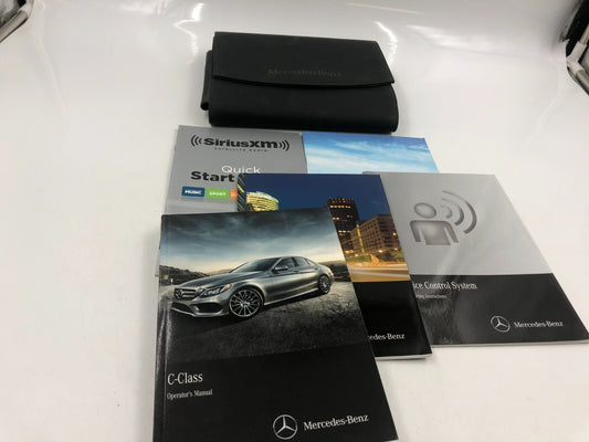 2016 Mercedes-Benz C Class Owners Manual Set with Case OEM E03B32059