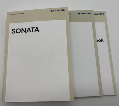 2021 Hyundai Sonata Owners Manual Set OEM C01B29004