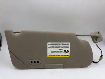 2009-2012 Ford Flex Driver Sun Visor Beige Illuminated OEM C04B19056