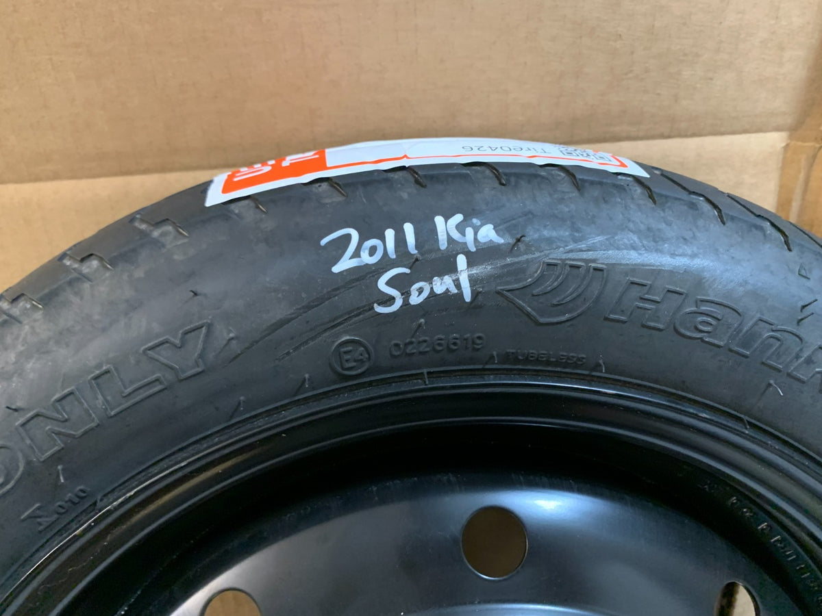 2010-2014 Kia Forte Soul 15" Spare Tire Compact Donut Wheel T125/80D15 OEM