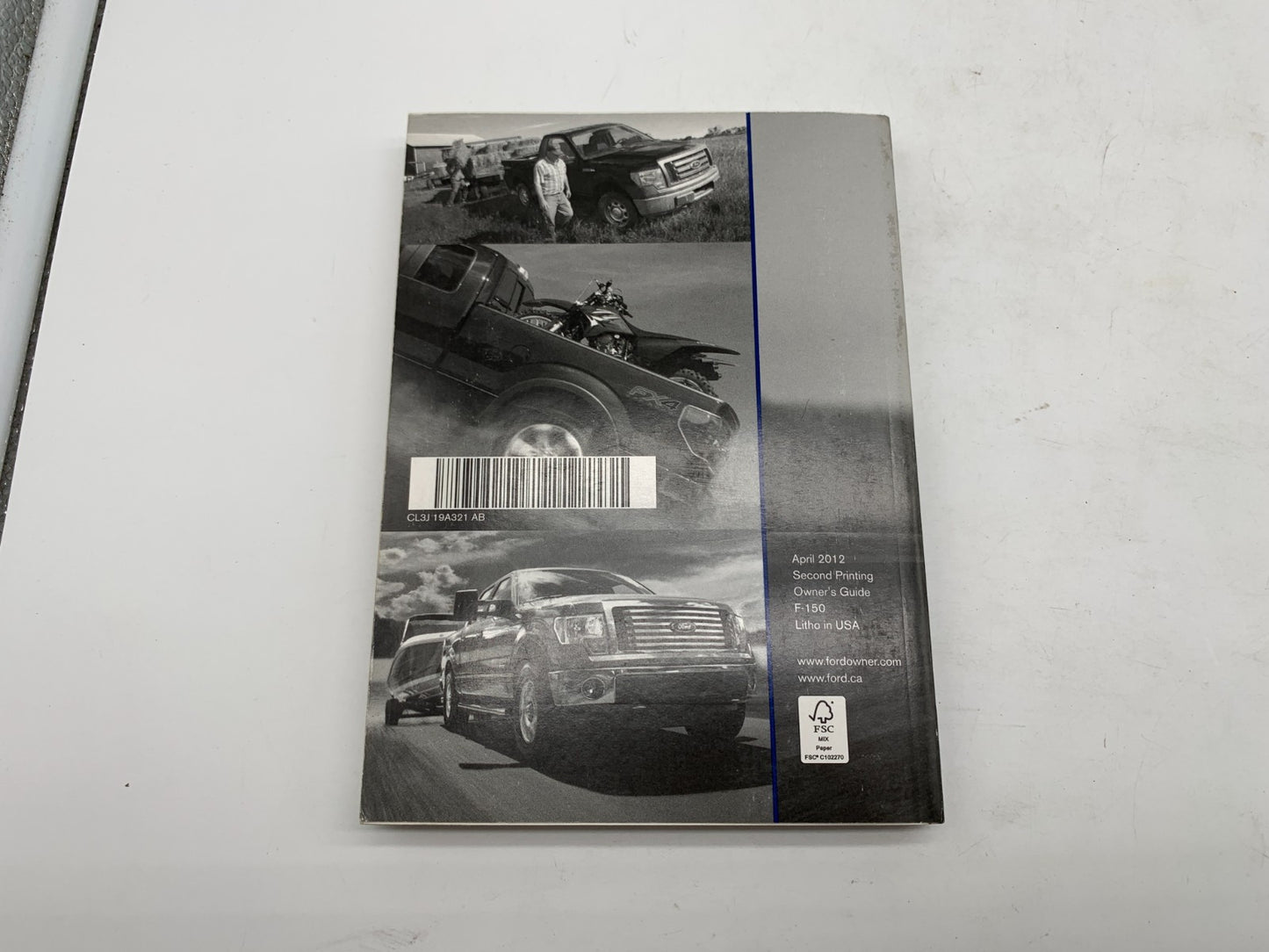 2012 Ford F-150 F150 Owners Manual Set with Case OEM C02B04036