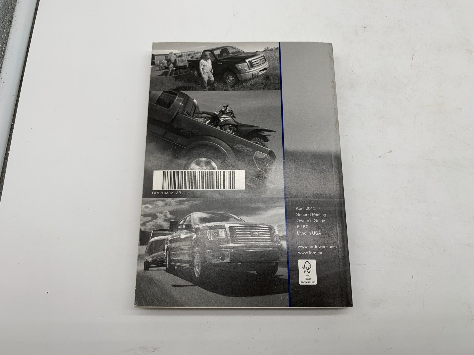 2012 Ford F-150 F150 Owners Manual Set with Case OEM C02B04036