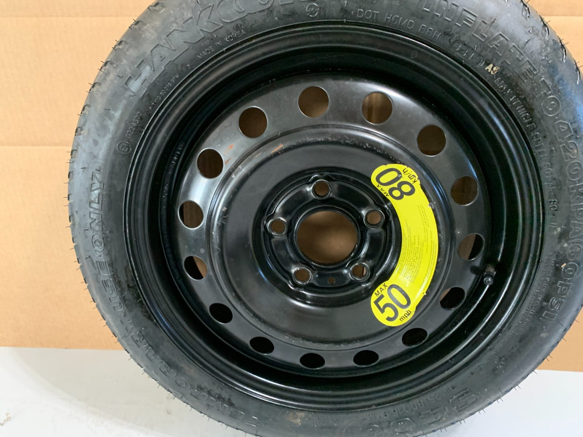 2019-2023 Hyundai Kona 16" Spare Tire Wheel Compact Donut T125/80D16