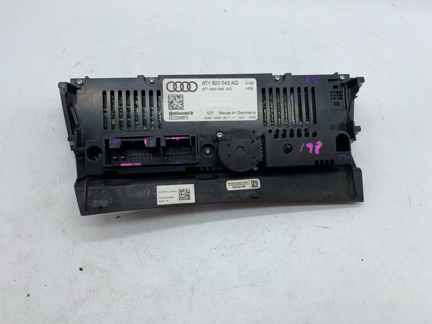 2008-2012 Audi A4 AC Heater Climate Control Unit OEM E02B60004