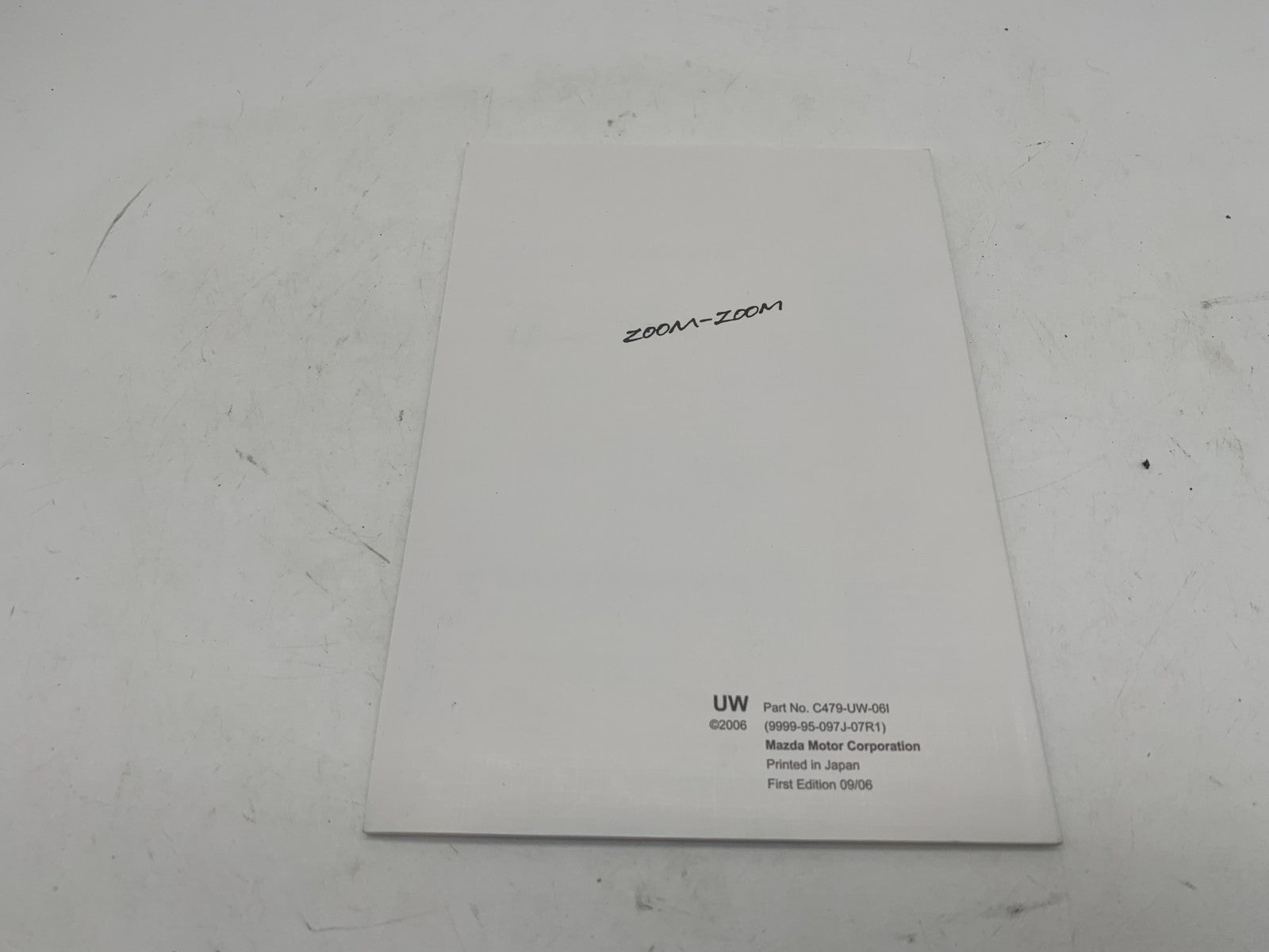 2007 Mazda 3 Owners Manual OEM A01B49038