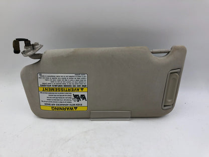 2010-2014 Subaru Legacy Passenger Sun Visor Gray Illuminated OEM B04B30009