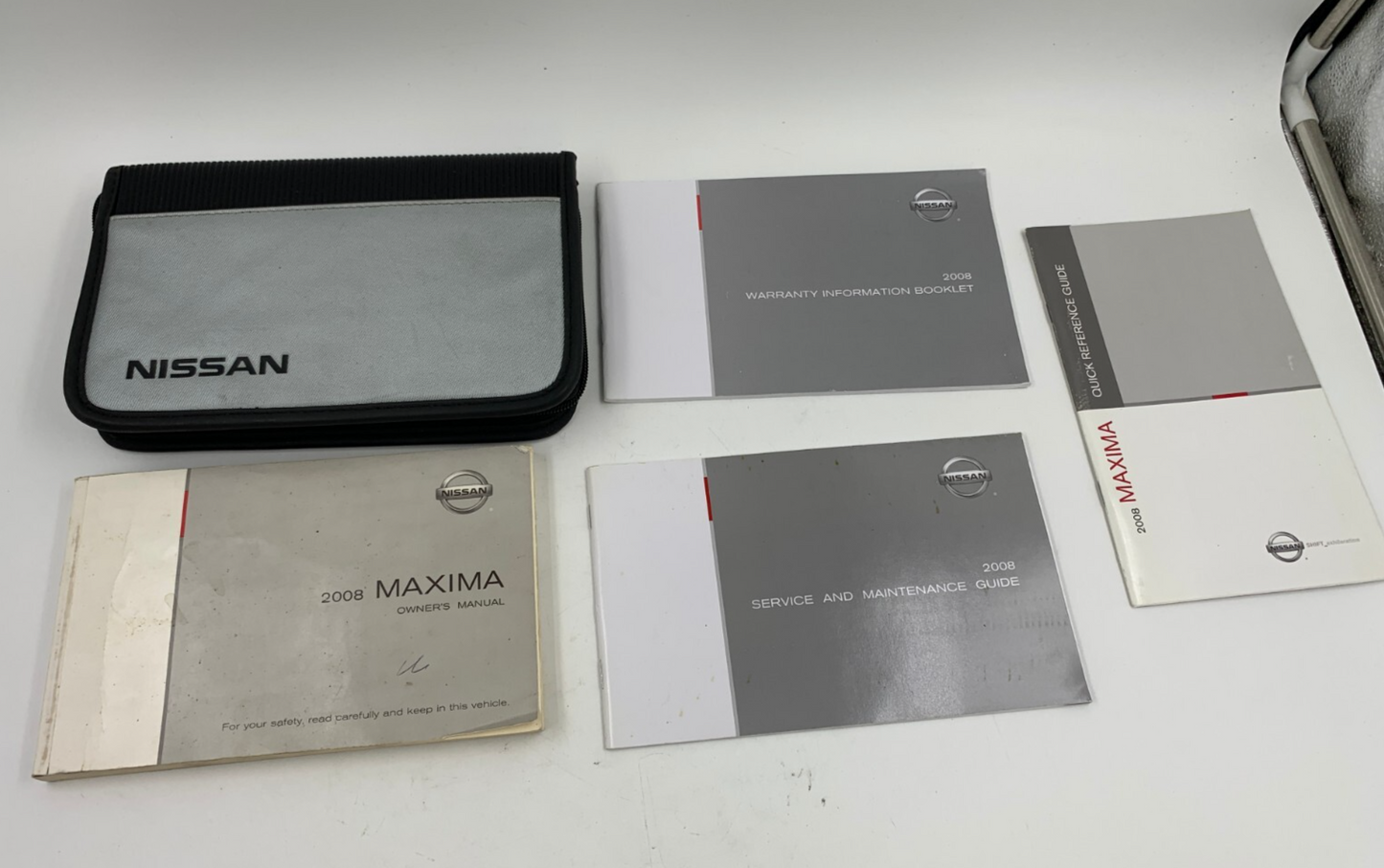2008 Nissan Maxima Owners Manual Set with Case OEM C03B32006