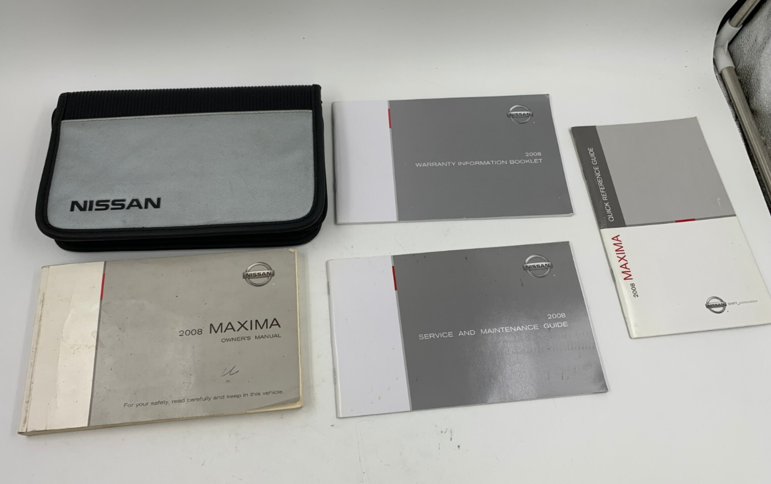 2008 Nissan Maxima Owners Manual Set with Case OEM C03B32006