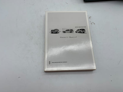 2015 Lincoln Navigator Owners Manual Set with Case OEM A01B50005