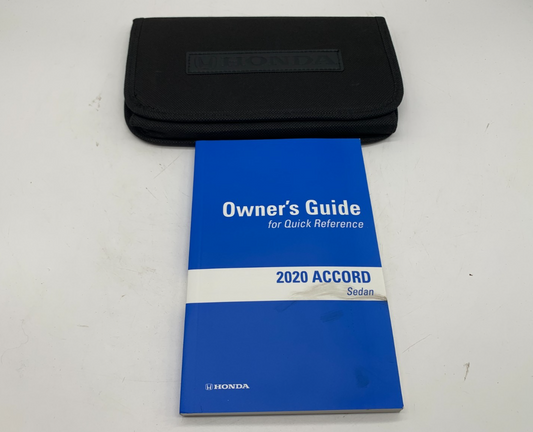 2020 Honda Accord Sedan Owners Manual Set with Case OEM A03B15004