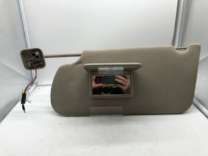 2009 Ford Flex Driver Sun Visor Gray Illuminated OEM C02B44002