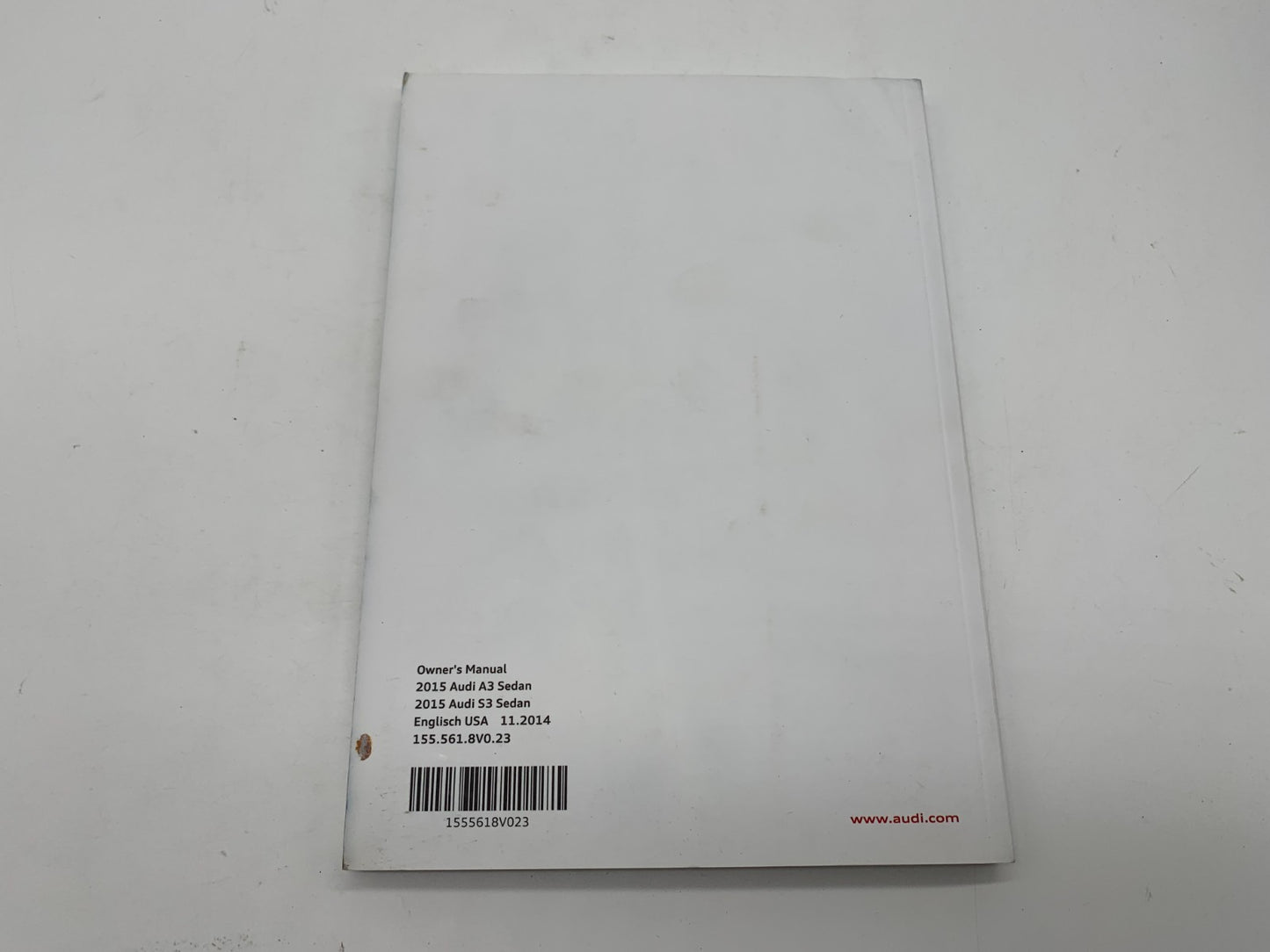 2015 Audi A3 Sedan Owners Manual Set with Case OEM C03B59011